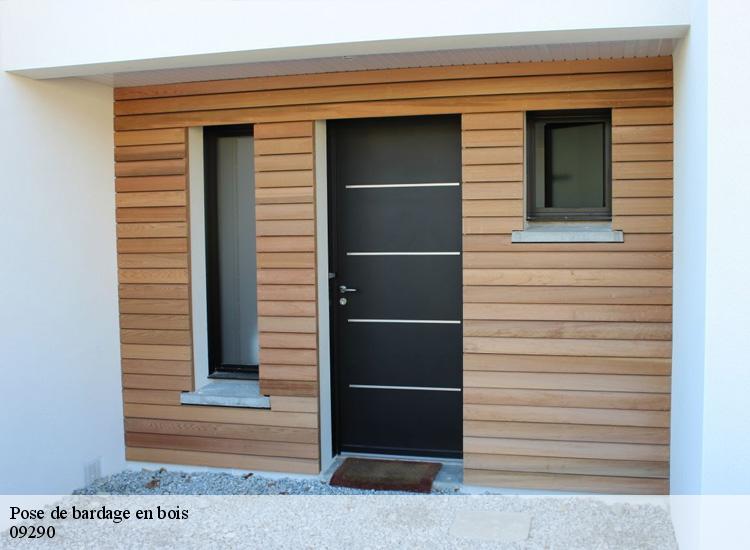 Pose de bardage en bois  09290